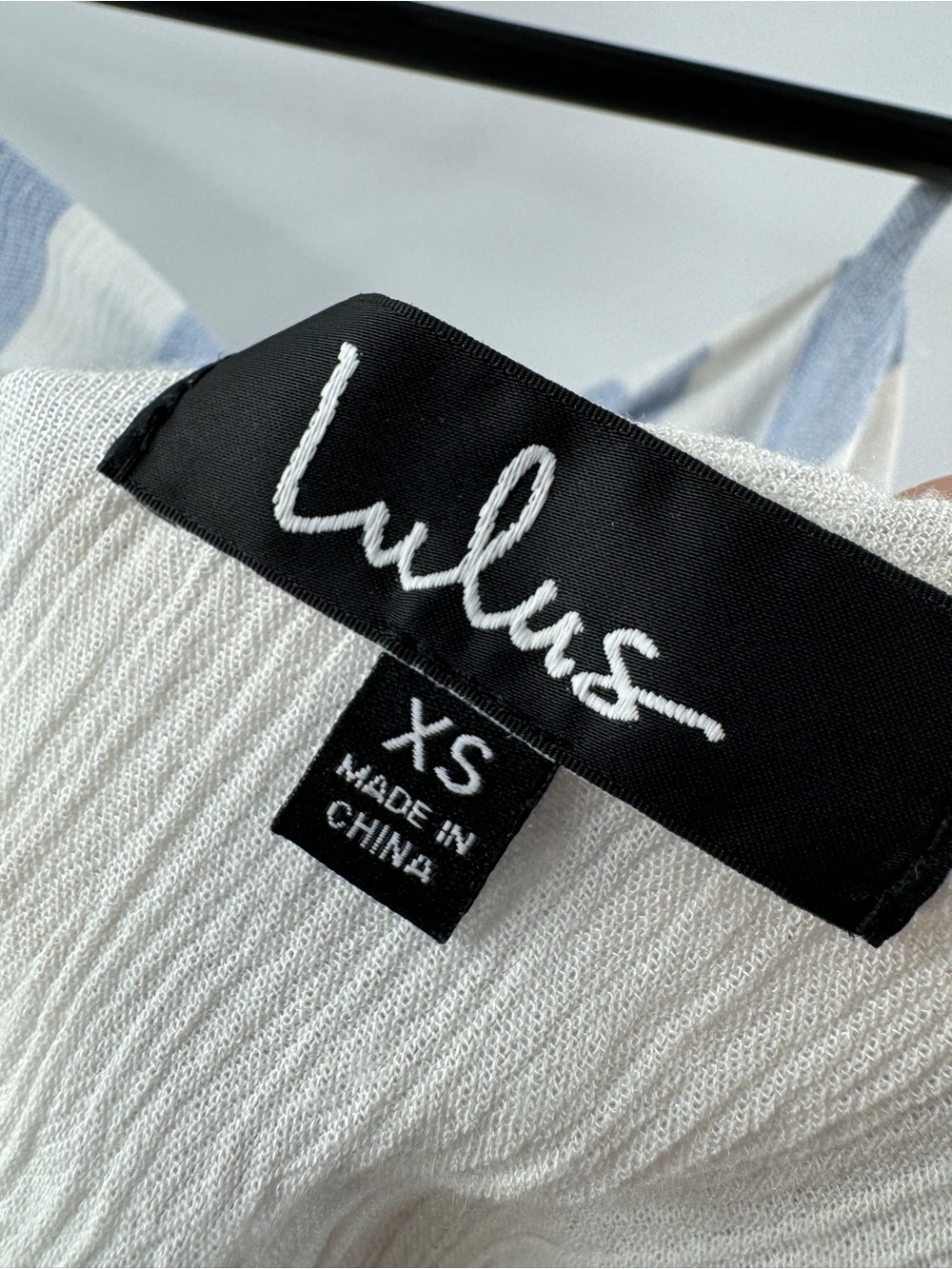 Lulus Blue & White Striped Open Back Mini Dress – Women's XS - Picture 4 of 8